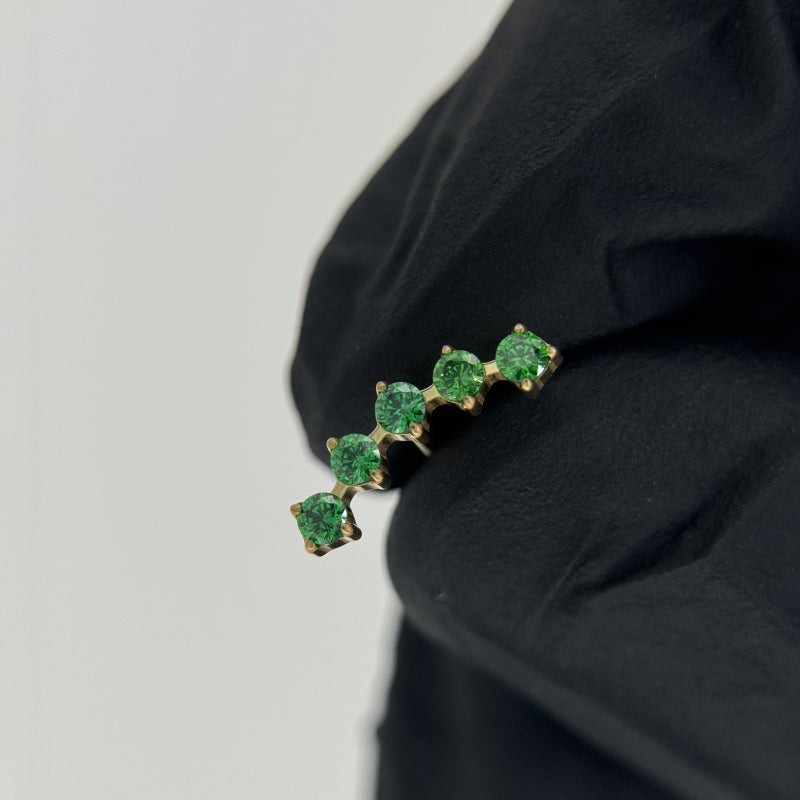 5 Set CZ Stone Top