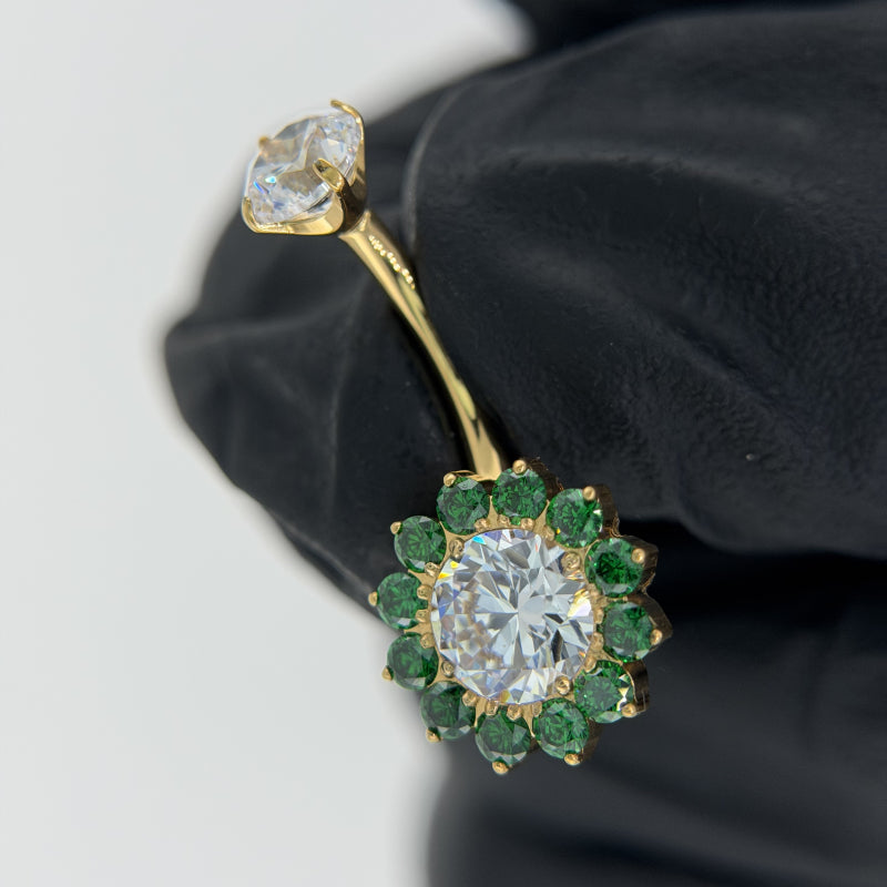 Flower Belly Button Ring
