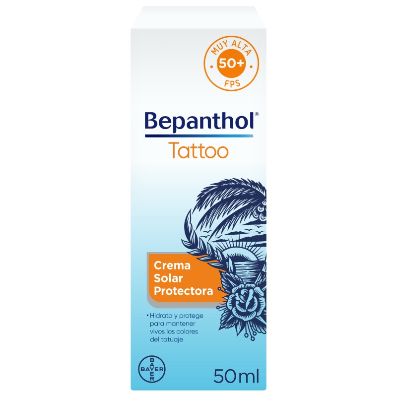 Bepanthol® Tattoo Crema Solar Protectora - 50ml