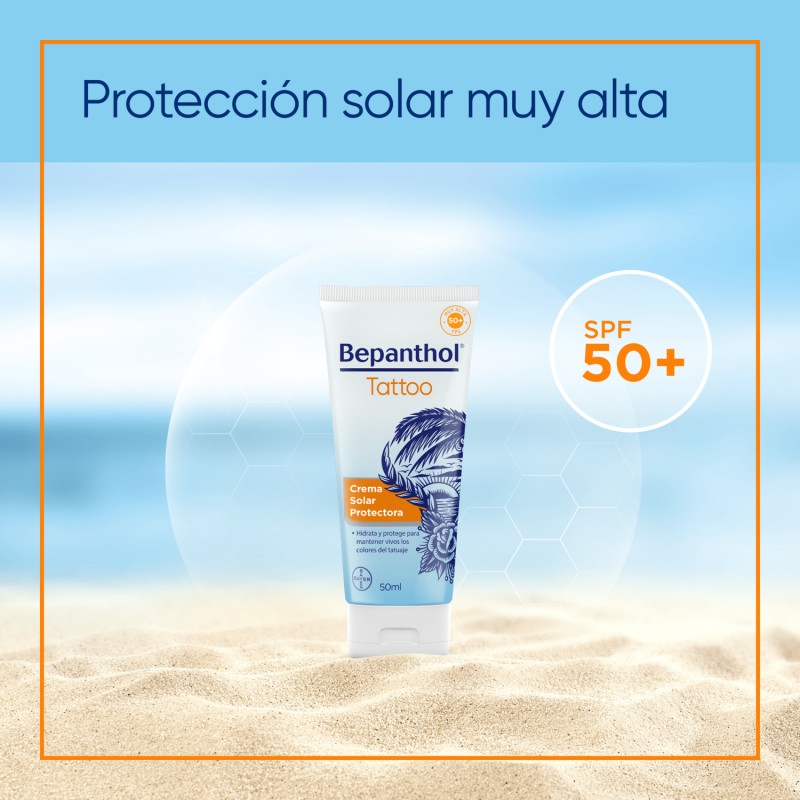 Bepanthol® Tattoo Crema Solar Protectora - 50ml