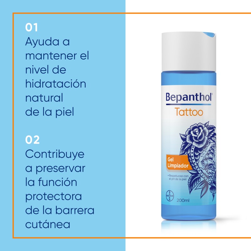 Bepanthol® Tattoo Gel Limpiador - 200ml