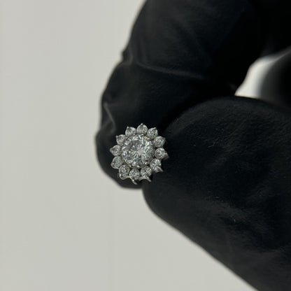 Flor Halo de Zirconias