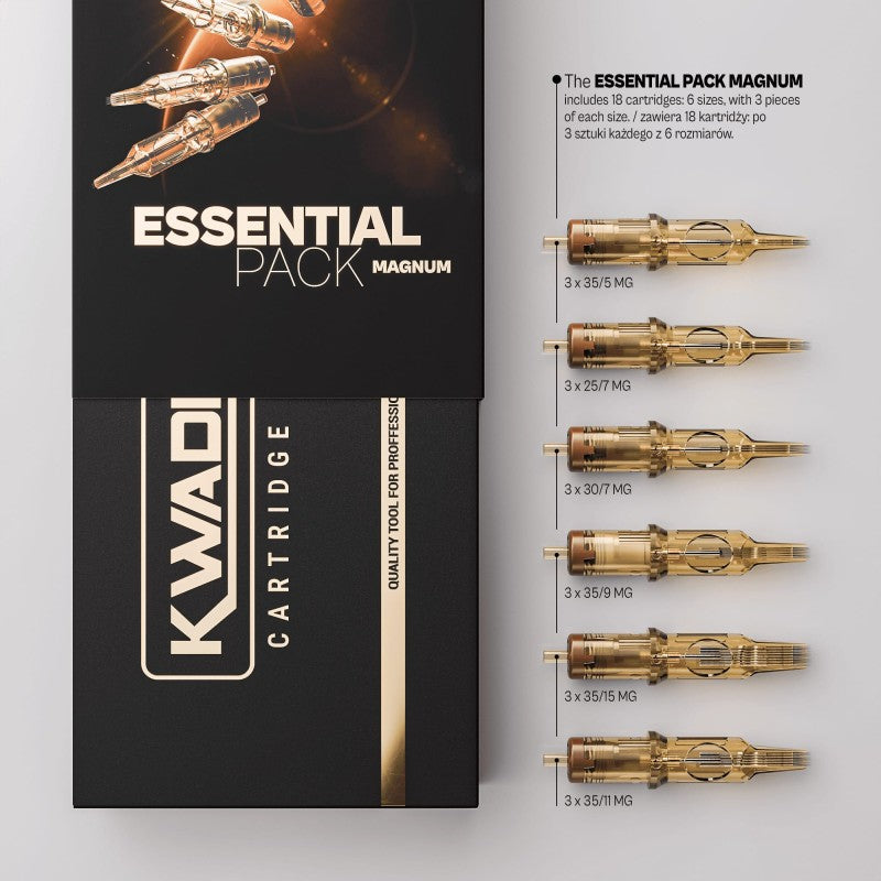 Cartuchos Kwadron Magnum Esencial Pack - 18 uds.