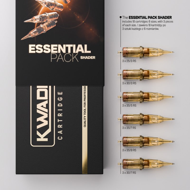 Cartuchos Kwadron Shader Esencial Pack - 18 uds.