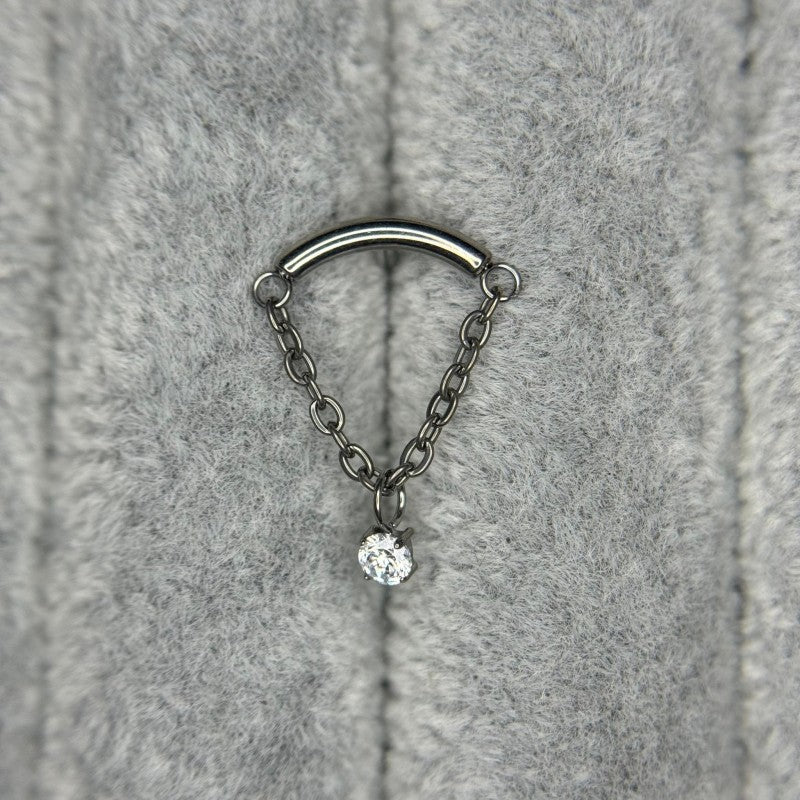 Top Cadena con Zirconita