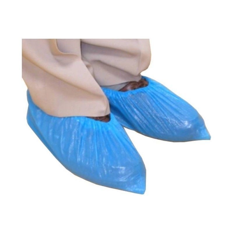 Cubre zapatos plástico azul