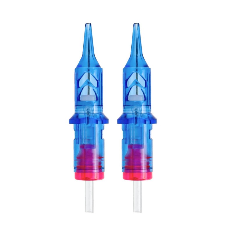 DUKE Delta Cartridges – AVA - BUGPIN ROUND LINER (Extra Long Taper) - 10 uds