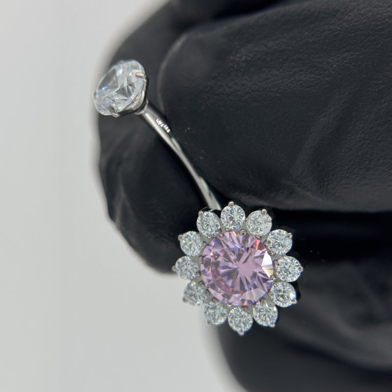 Flower Belly Button Ring