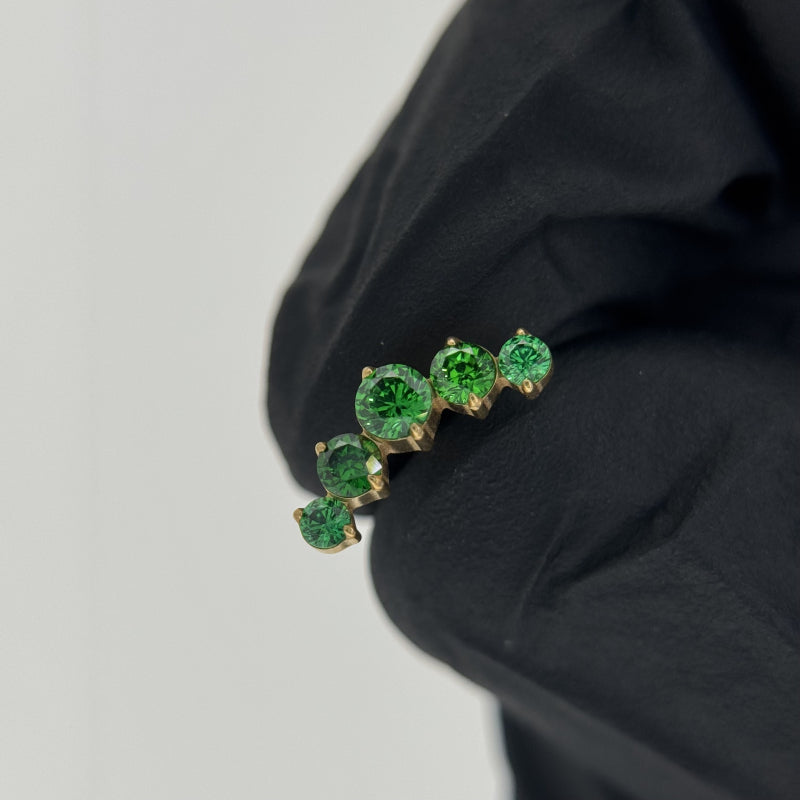 5 CZ Set Curve Top