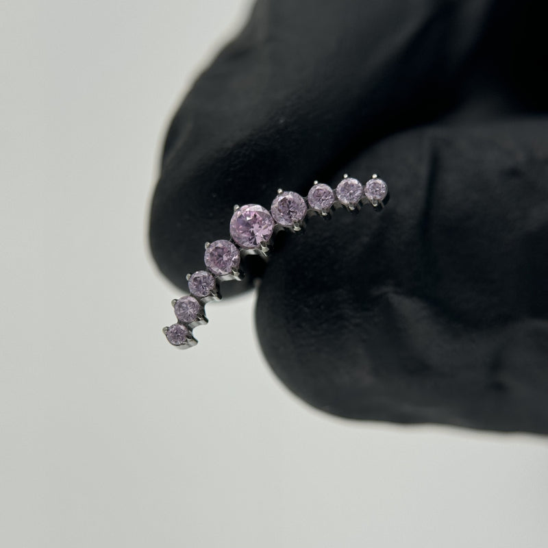 9 Set CZ Stone Top