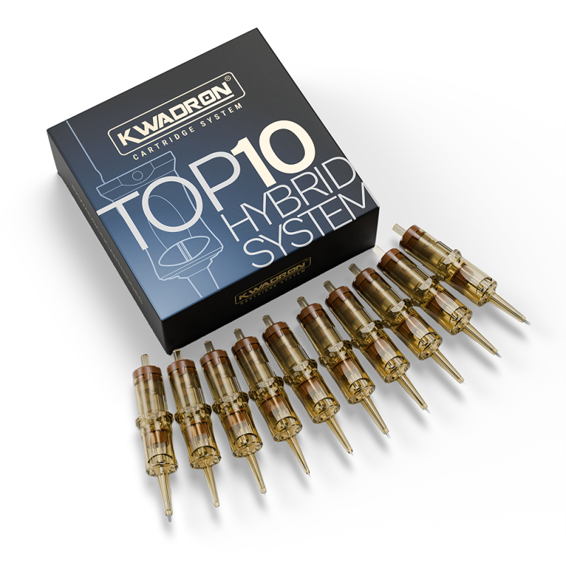 Kwadron TOP10 Hybrid Pack – Pack DE 10 Cartuchos Para Tatuaje