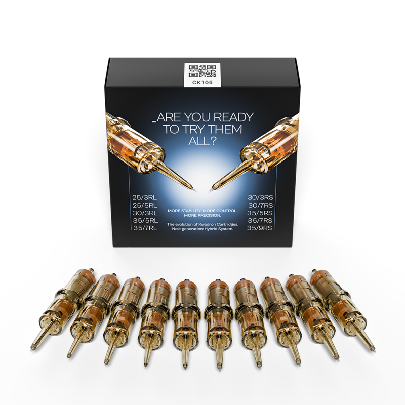 Kwadron TOP10 Hybrid Pack – Pack DE 10 Cartuchos Para Tatuaje