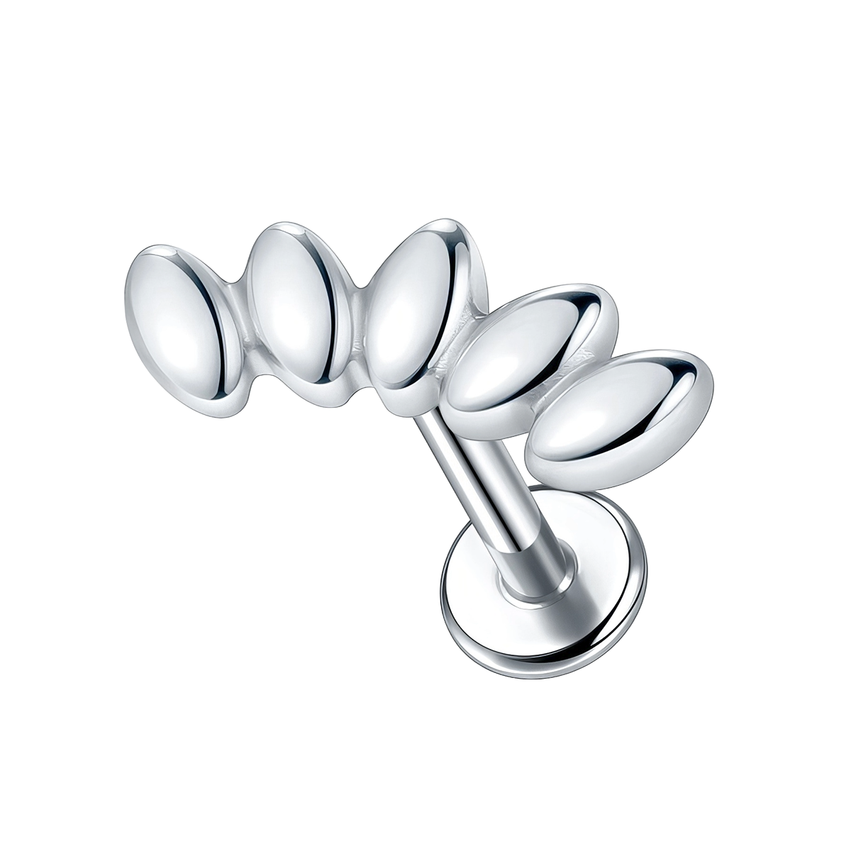Labret Hélix de Titanio o Titanio chapado con Diseño de 5 pétalos