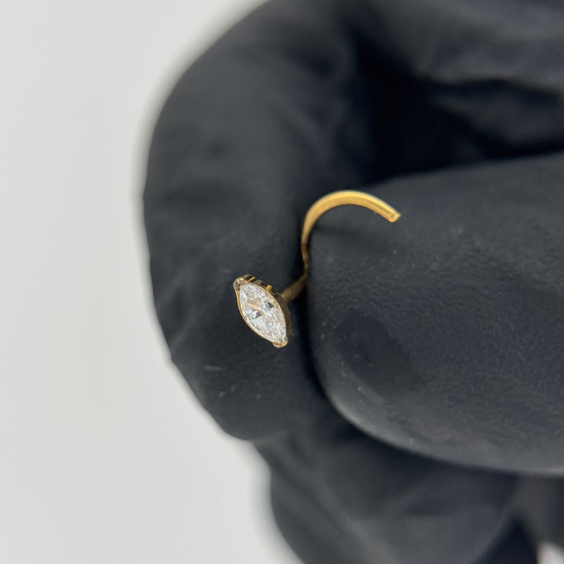 Nose Set Marquise CZ