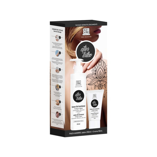 PACK AFTERTATTOO SOIVRE: Jabón 250ml + Crema 50ml