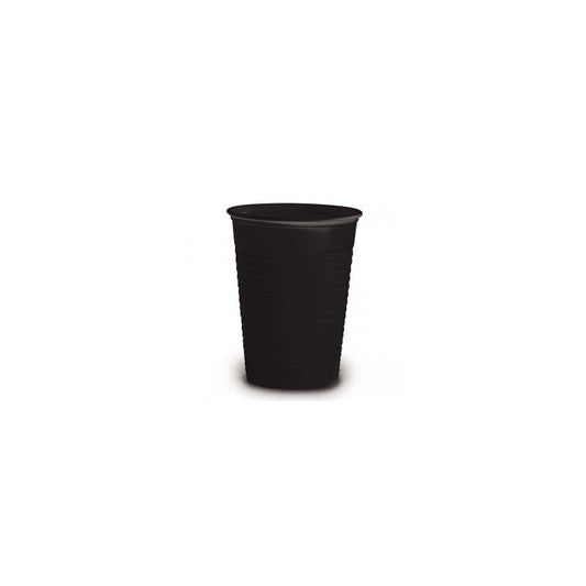 Vaso plástico negro